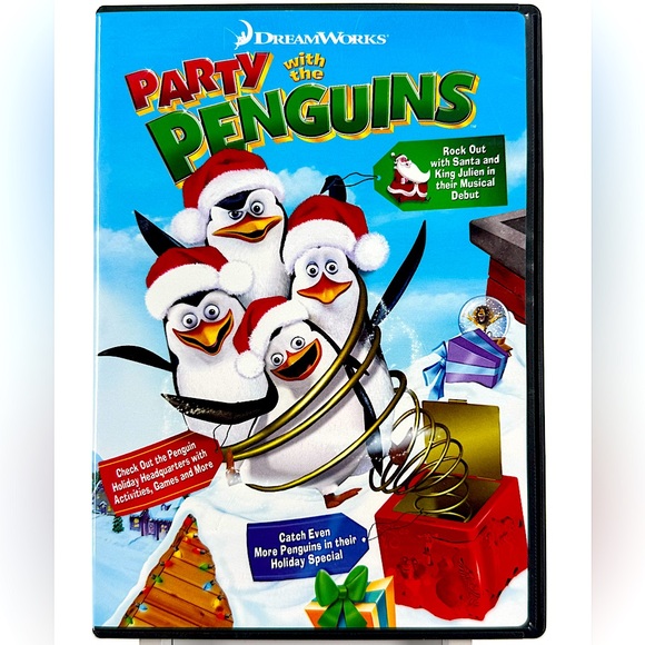 Party with the Penguins on DVD. Penquins of Madagascar - Picture 1 of 4
